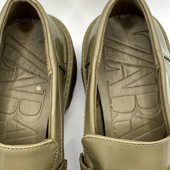 Zara Olive Green Loafers - Picture 5 of 15